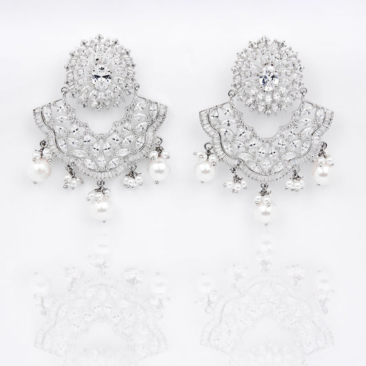 Dream Pearl Drop Chandbalis