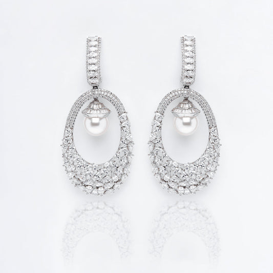 D Angela Pearl Drop Earrings