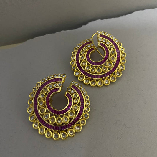 Bindiya C Type Jadau Earrings