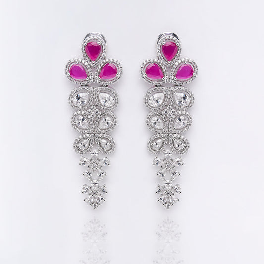 Vera Earrings in Ruby
