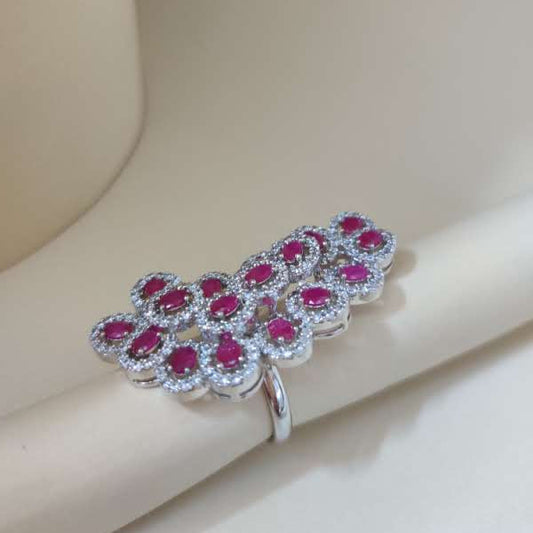 Peahen Cocktail Ring