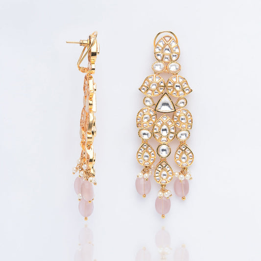 Leher Kundan Earrings