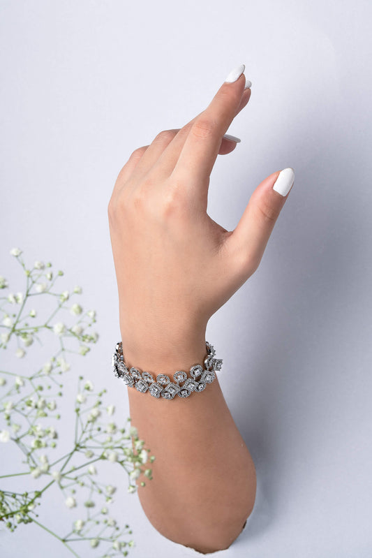 Juliet Tennis Bracelet Cum Choker