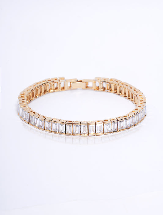 La Leisure Tennis Bracelet All Gold
