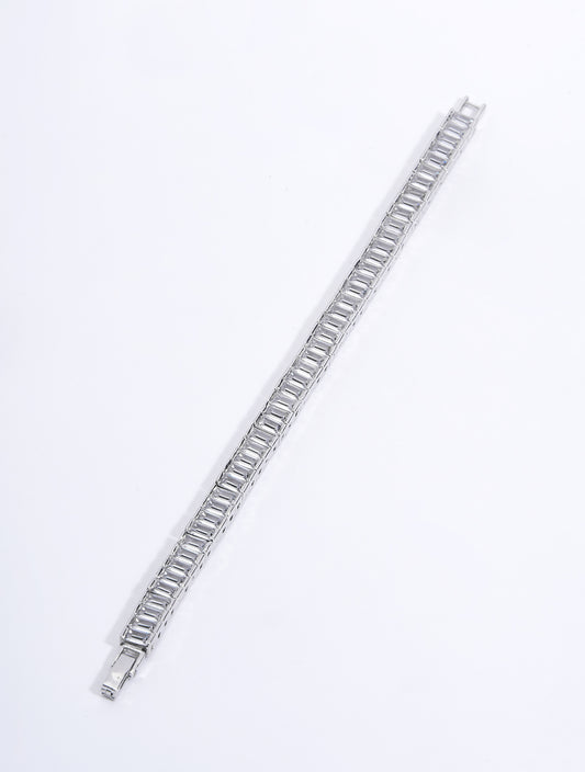 La Leisure Tennis Bracelet All White