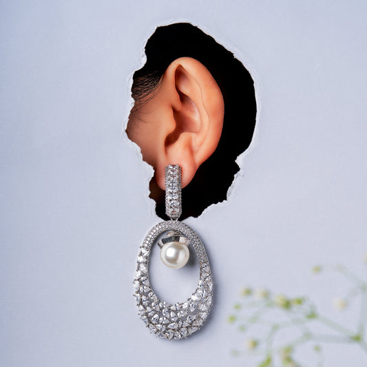 D Angela Pearl Drop Earrings