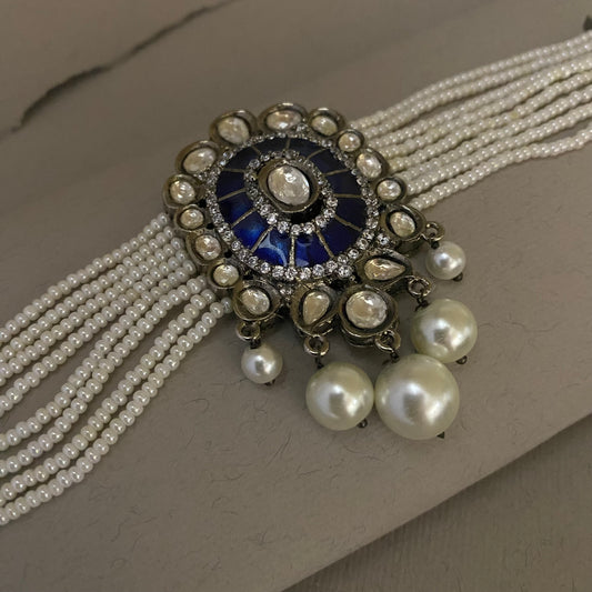 Nillika Jadau Moti Bracelet
