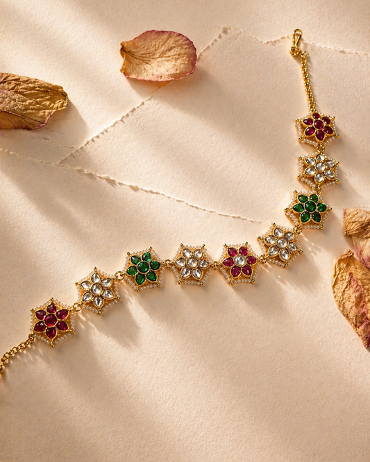 GAJRA SEESH PHOOL (HEAD HARNESS)