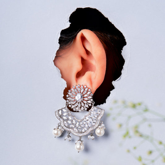 Dream Pearl Drop Chandbalis