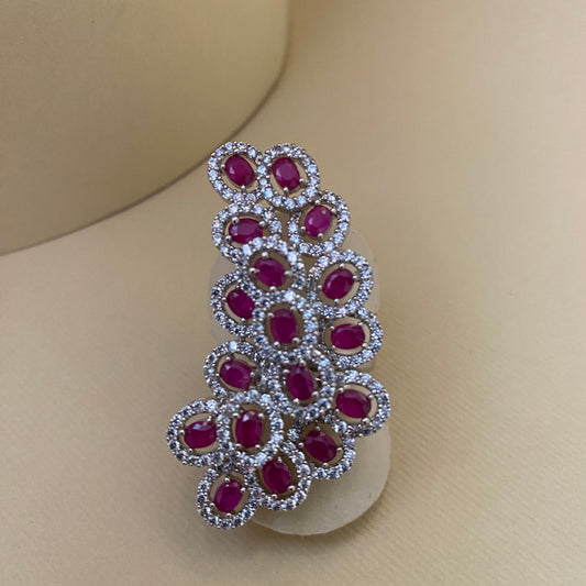 Peahen Cocktail Ring
