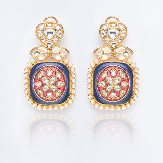 Kaanch Enamel Earrings