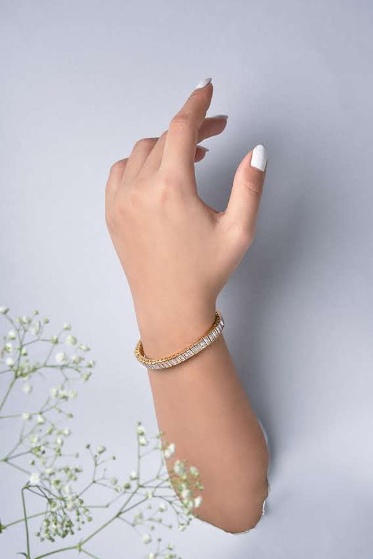 La Leisure Tennis Bracelet All Gold